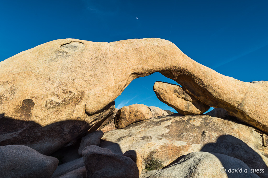 Moon Over Arch Rock